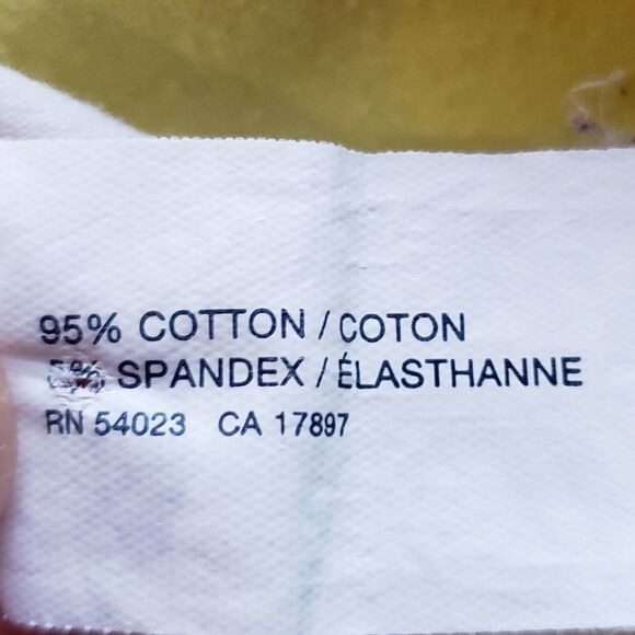 🔺️Gap Yellow & White Stripe Short Sleeve Top Small - Picture 6 of 9